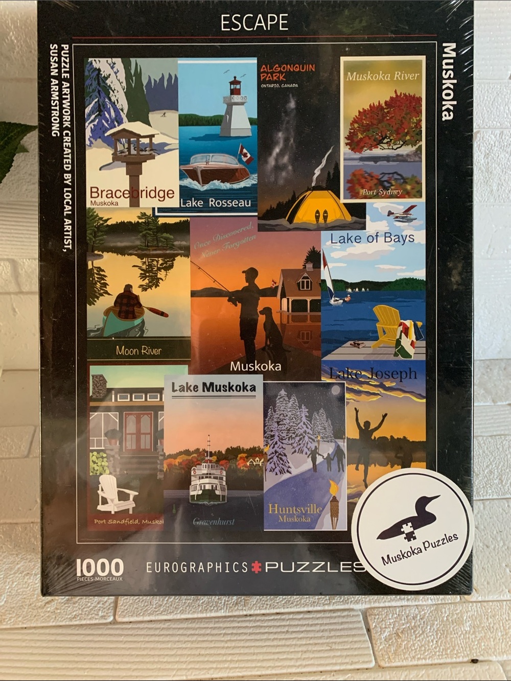 Escape Muskoka 1000-Piece Scenic Jigsaw Puzzle